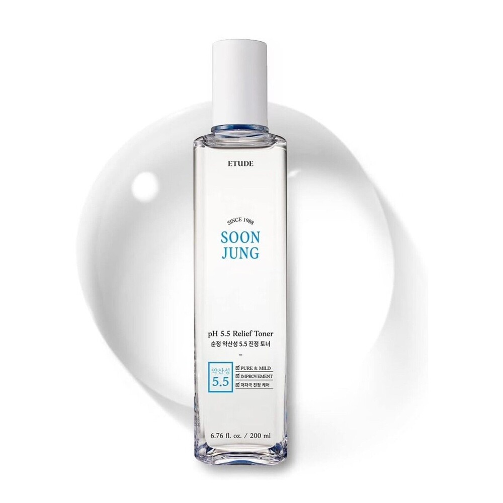 Etude House SoonJung pH 5.5 Relief Toner 200ml K-Beauty NIB Beauty Face Gifting